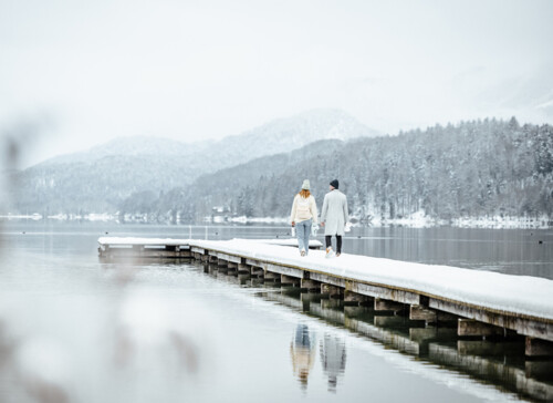 Weihnachtliche Deko im Hotel Obermayr beim Winterurlaub im Salzkammergut
